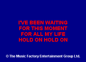 The Music Factory Entertainment Group Ltd.