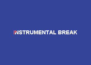 INSTRUMENTAL BREAK