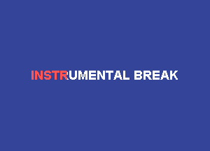 INSTRUMENTAL BREAK