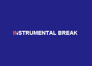 INSTRUMENTAL BREAK