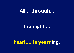 All... through...

the night...

heart... is yearning,