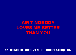 The Music Factory Entertainment Group Ltd.