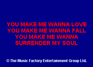 The Music Factory Entertainment Group Ltd.