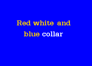 Red White and

blue collar