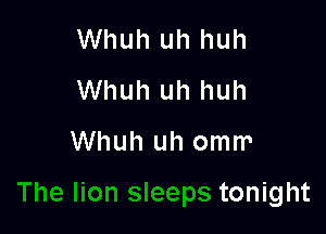y darling

The lion sleeps tonight