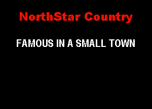 NorthStar Country

FAMOUS IN A SMALL TOWN