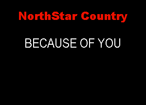 NorthStar Country

BECAUSE OF YOU