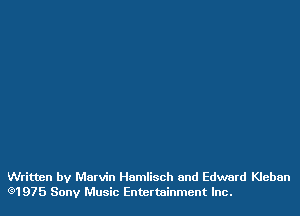 Written by Marvin Humlisch and Edward Kleban
631975 Sony Music Entertainment Inc.