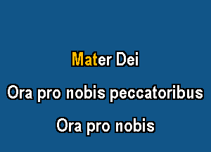 Mater Dei

Ora pro nobis peccatoribus

Ora pro nobis