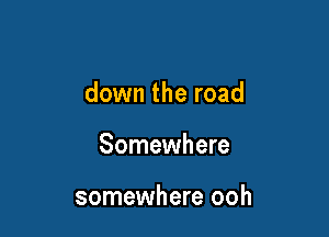 down the road

Somewhere

somewhere ooh