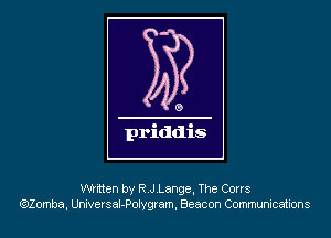 written by R.J.Lange, The Corrs
(920mm, UniversaI-Polygram, Beacon Communications