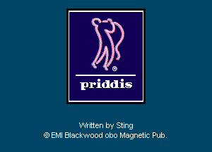 Wtrtten by Stxng
3) EM Blackwood obo Magnehc Pub