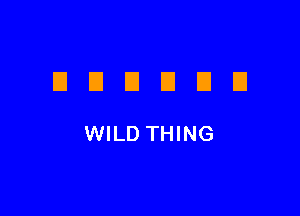 DECIDED

WILD THING
