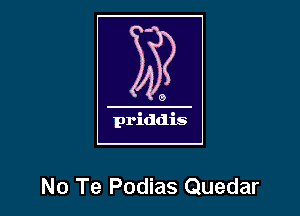 No Te Podias Quedar