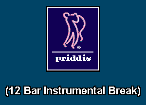 (12 Bar Instrumental Break)