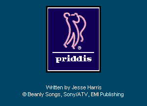 Whiten by Jesse Hams
9 Beam Songs. SonylATV, em Pubbshmg