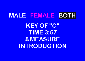 MALE BOTH
KEYOFC

WME357
8MEASURE
INTRODUCUON