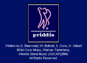 Witten by D Baerwald,W, Bottrell, S Crow.KGilber1
(mid Crow Muisc, Warner-Tamerlane,
Weente Stand Musxc (ASCAPXBGIU)
All RiuHIS Reserved