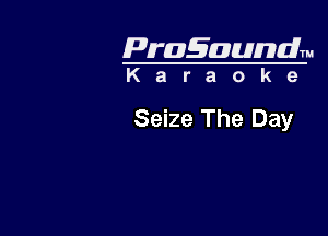 Pragaundlm
K a r a o k e

Seize The Day