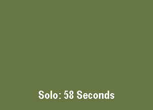 Solar 58 Seconds