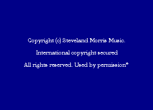 Copyright (c) Sucvcland Mornb Munio
Inman'oxml copyright occumd

A11 righm marred Used by pminion