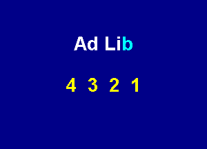 AdLib
4321