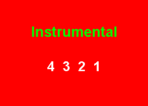 Instrumental

4321