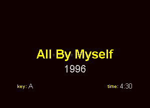 All By Myself
1996

timei 430