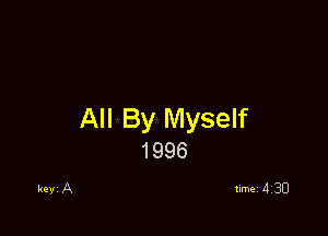 All By Myself
1996

timei 430