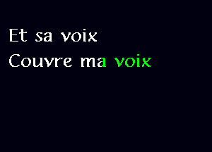 EC 53 voix
Couvre ma voix