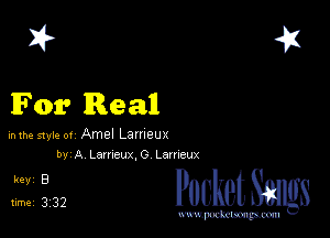 I?
For Reall

hlhe 51er 0t Amel Lameux
by A LameuLG Lanneux

5,1332 PucketSmlgs

www.pcetmaxu