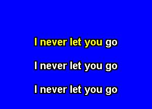 I never let you go

I never let you go

I never let you go