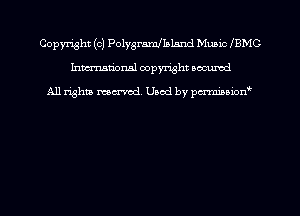 Copyright (c) Polygramfhland Munic JBMC
hmmdorml copyright nocumd

All rights macrmd Used by pmown'