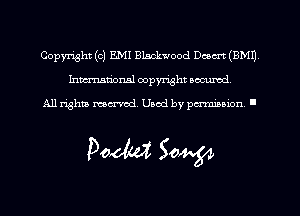 Copyright (0) ml Blackwood Doom (EMU
hmmdorml copyright nocumd

All rights mea-red Uaod by pcnnmown ll

Doom 50W