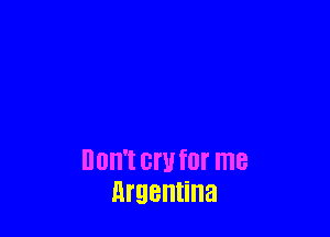 HOWE CW for me
urgentina