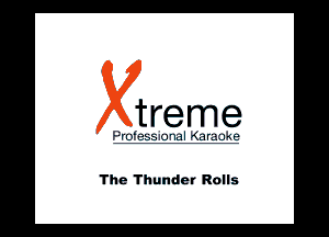 treme

The Thunder Rolls