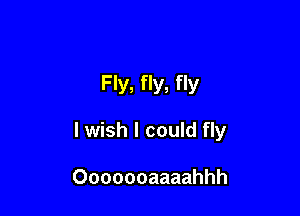 Fly, fly, fly

I wish I could fly

Ooooooaaaahhh