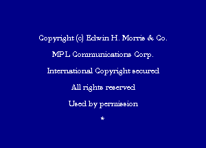 Copyright (c) Edwin H. Morris 6c Co
MPL Communications Corp.
Inmn'onal Copyright occumd
All whiz manual

Used by pcn'niuion

t