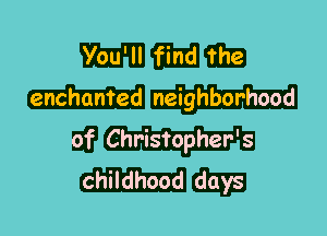 MD M i119
neighborhood

3? Ghristopher's
childhood (35555