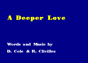 A Deepen- lLove

Words and hlnsic by
D. Cole ...

IronOcr License Exception.  To deploy IronOcr please apply a commercial license key or free 30 day deployment trial key at  http://ironsoftware.com/csharp/ocr/licensing/.  Keys may be applied by setting IronOcr.License.LicenseKey at any point in your application before IronOCR is used.