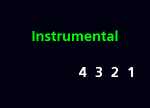 Instrumental

4321