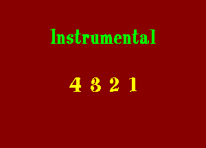 Instrumental

4821