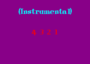 (Instrumental)