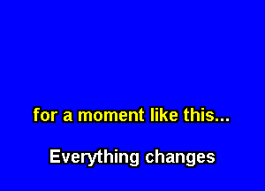 for a moment like this...

Everything changes