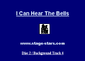 I Can Hear The Bells

vwm.stage-stars.com

Dist 2 IBar und Track 4