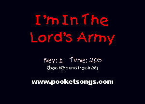 Keyi E Timez 205
(bot. rgounorrgckao)

www.pockctsongacom