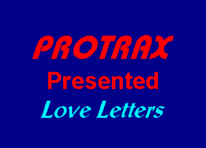 Love Letters