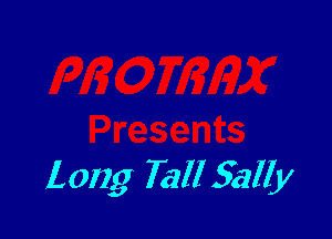 Long Tall Sally