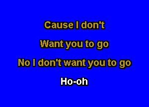 CauseldonT

Want you to go

No I don't want you to go

Ho-oh