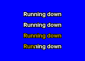 Running down

Running down

Running down

Running down